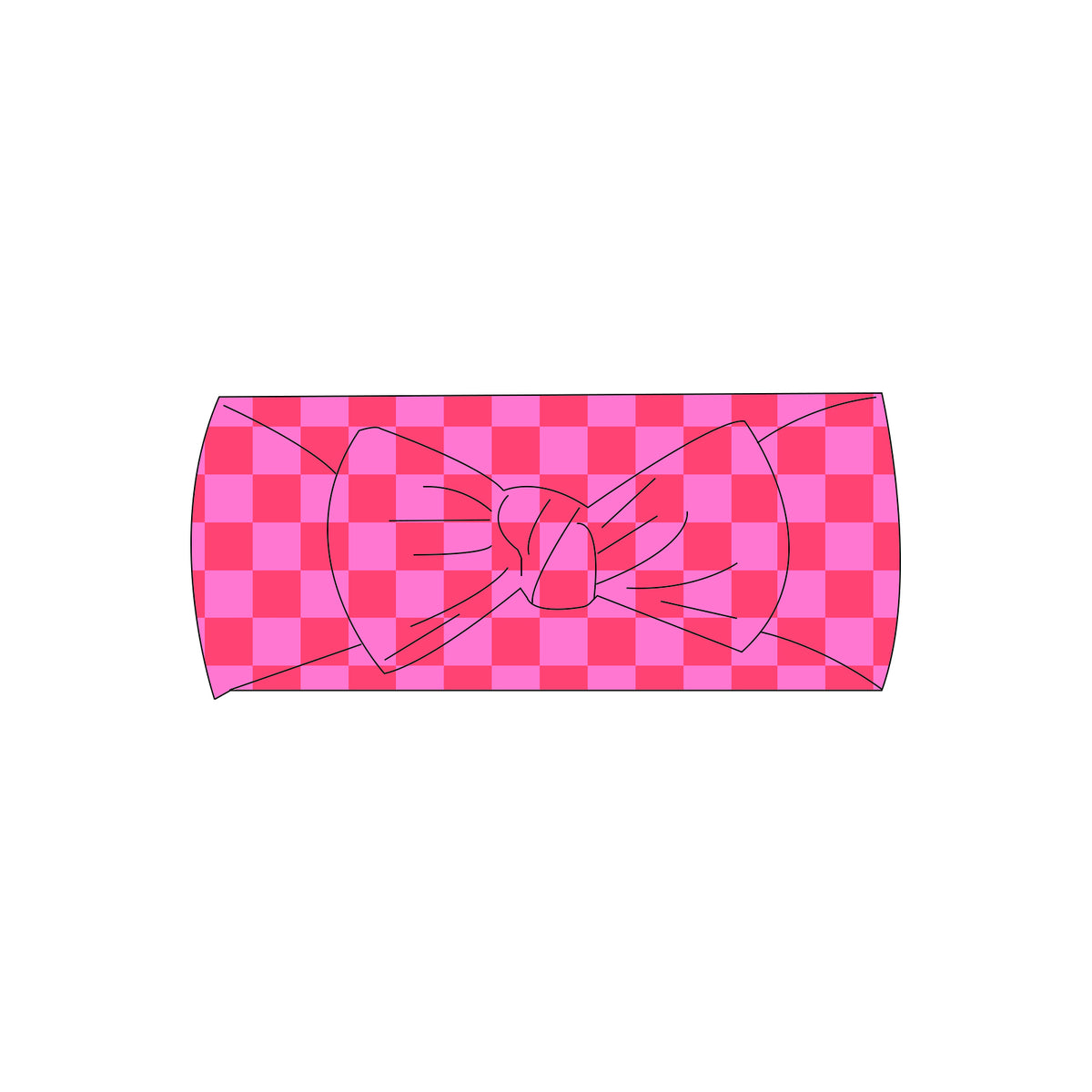 PRE-ORDER Pink Checks bow