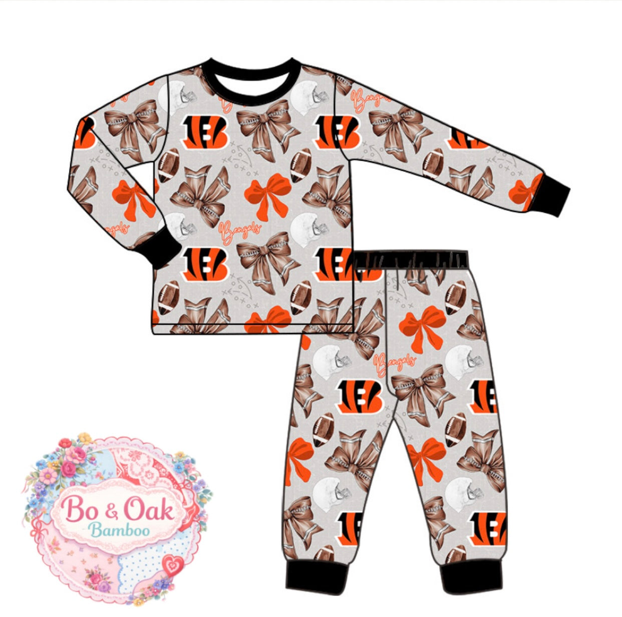 PRE-ORDER Girly Bengals two piece set