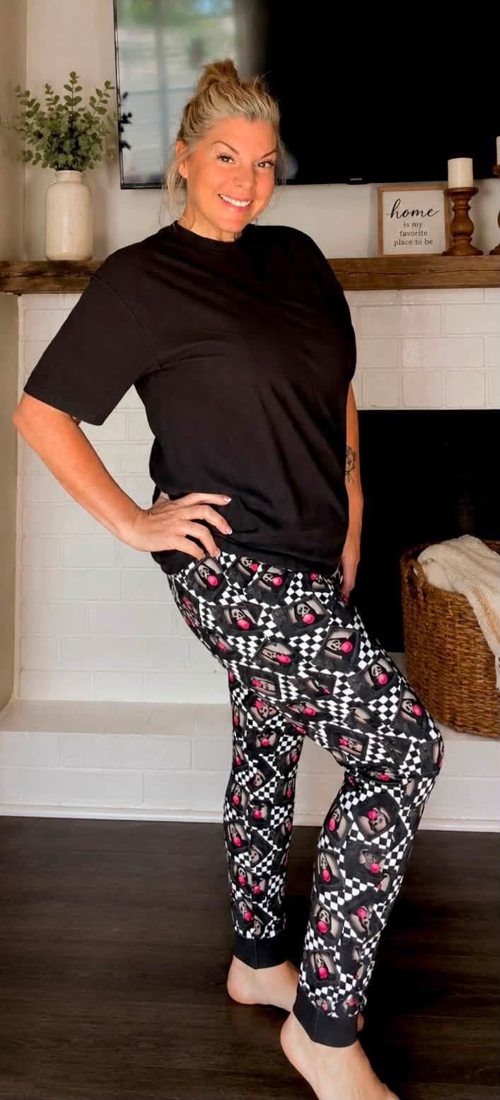 Bubblegum Horror Adult Joggers