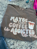 Iced Coffee Addict Adult Tee