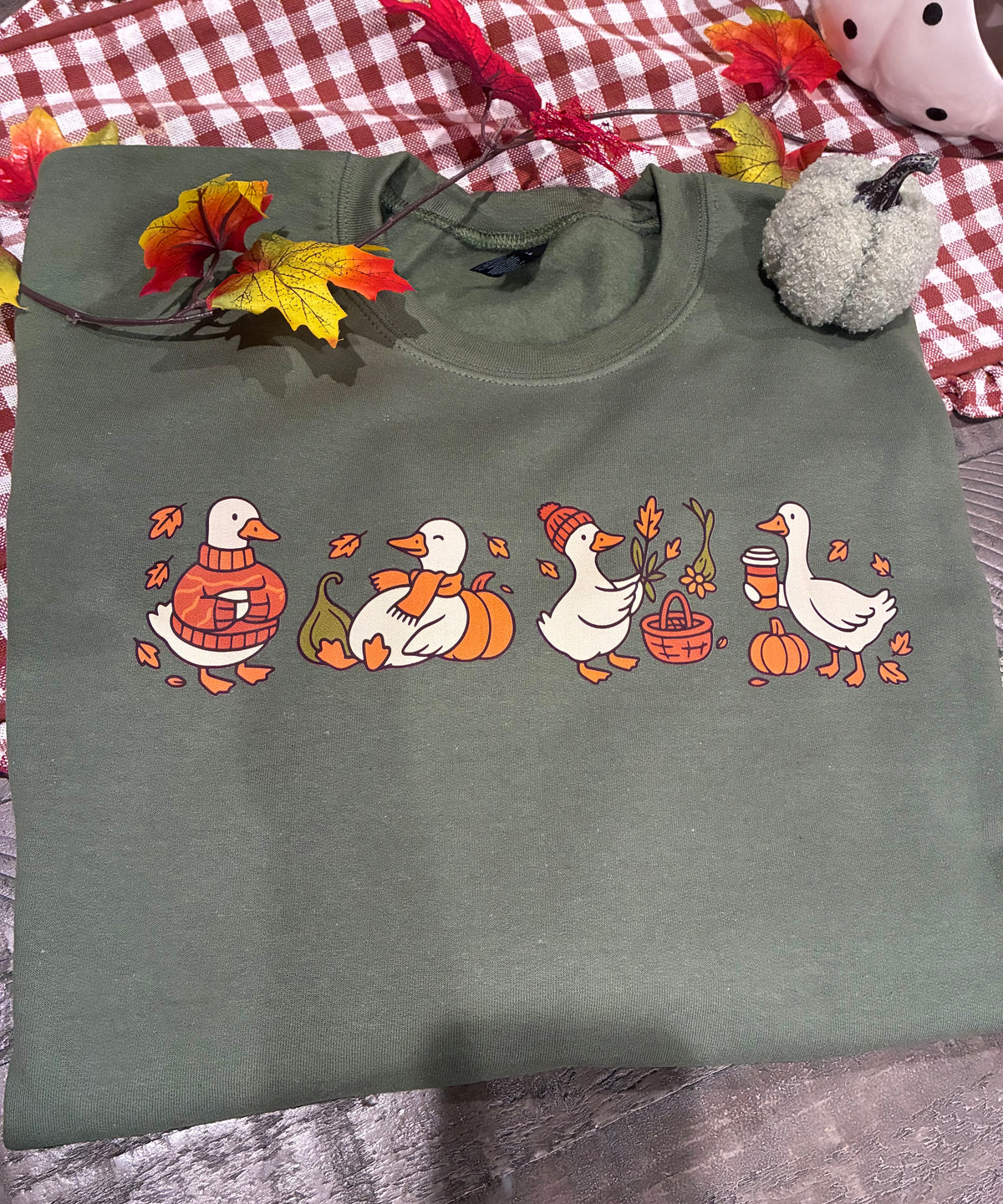 Fall Goose Crewneck