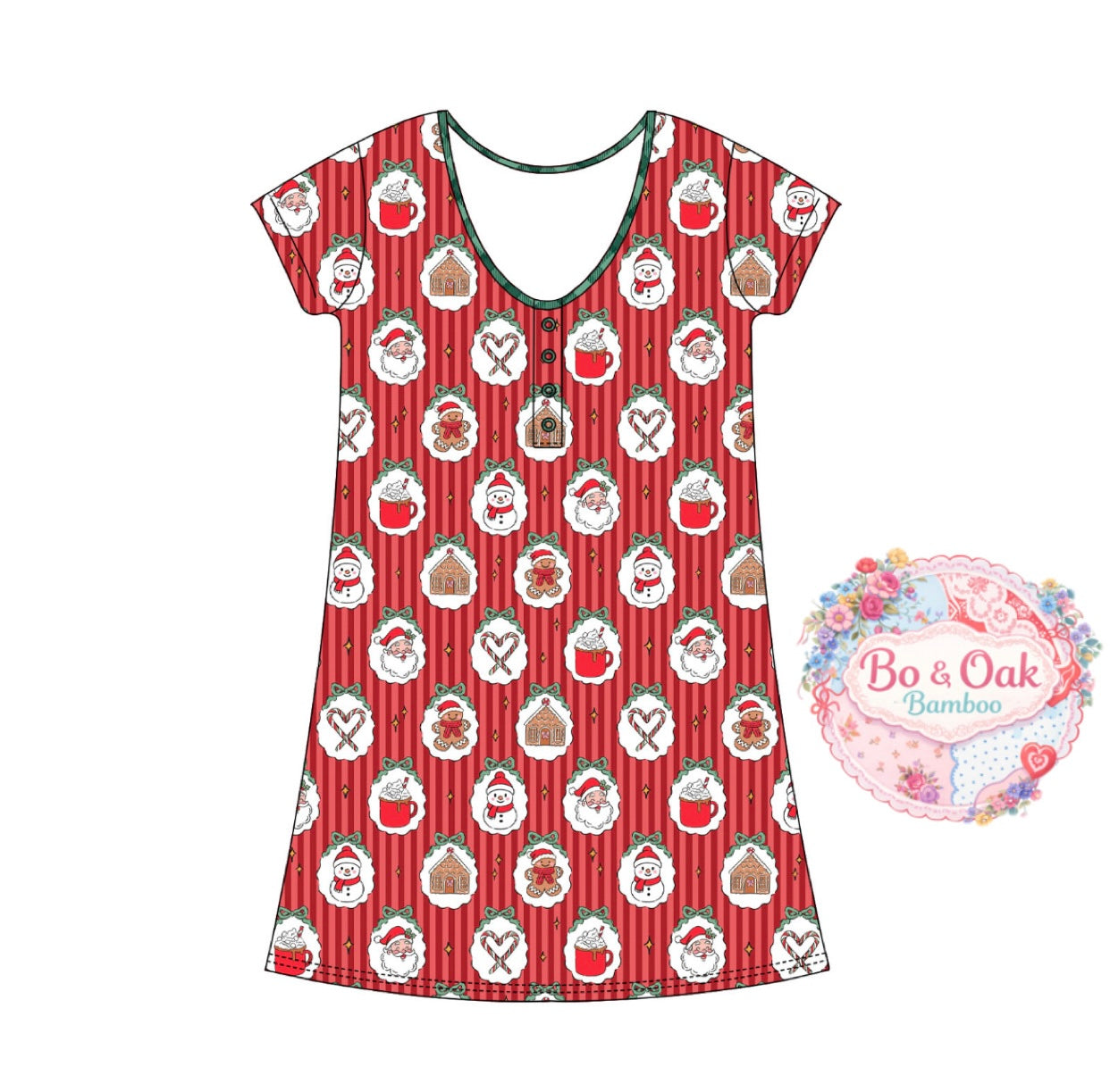 PRE-ORDER Christmas Portraits Women’s Nightgown