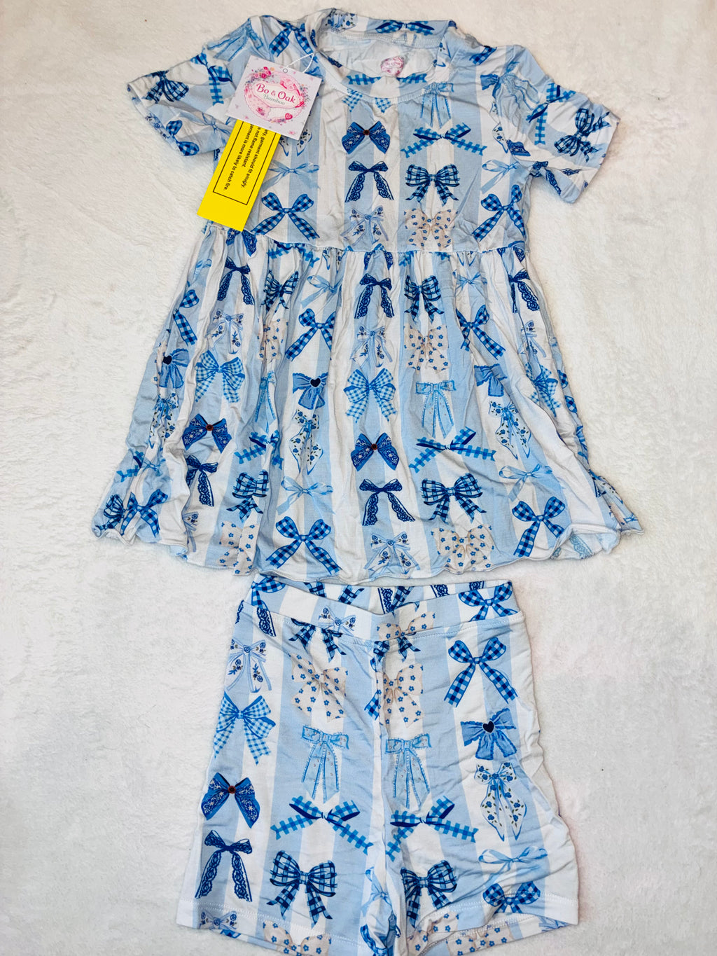 Something Blue Peplum Set