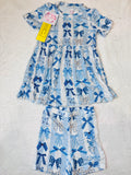 Something Blue Peplum Set