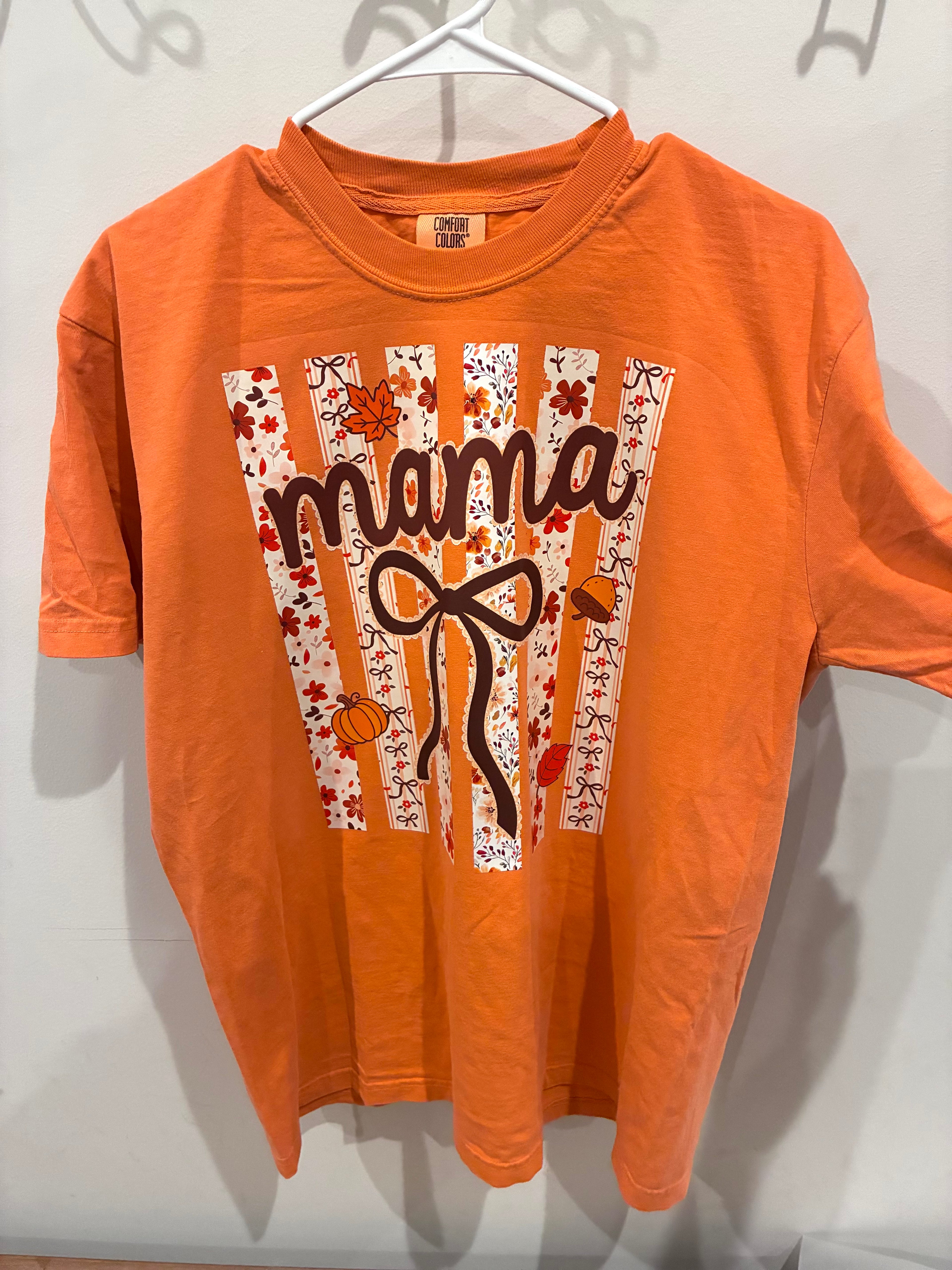 Fall Mama comfort colors t-shirt