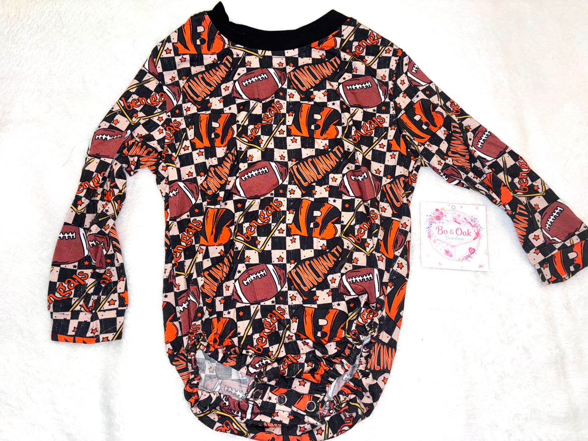 Bengals Bubble Romper